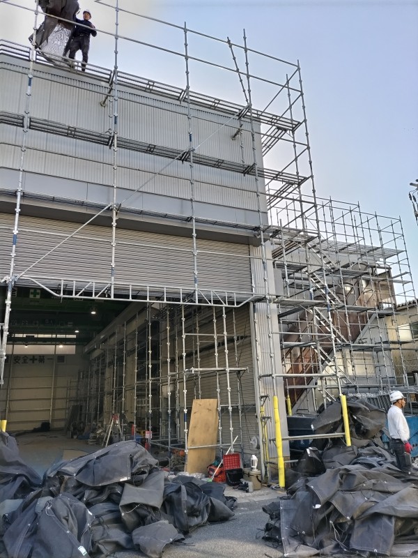 第三工場.工事途中