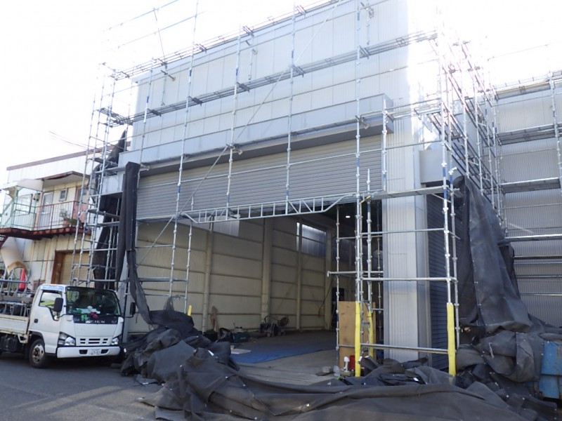 第三工場.工事途中