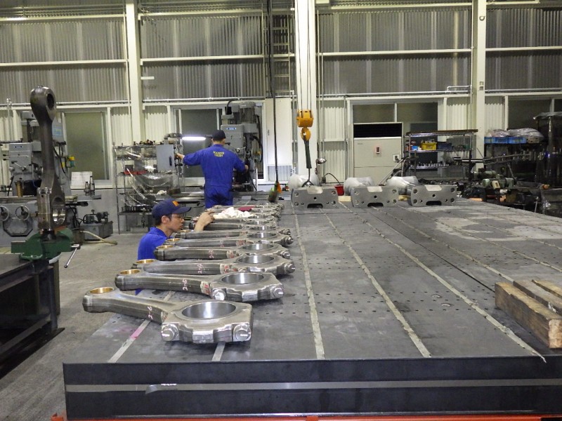 連接棒専用工場稼働 New Factory dedicated to connecing rods noe in operation.
