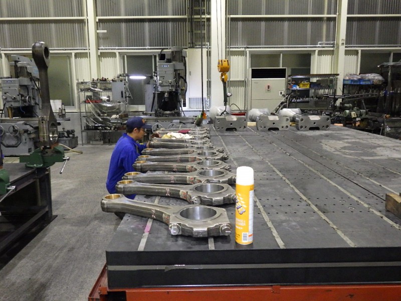 連接棒専用工場稼働 New Factory dedicated to connecing rods noe in operation.